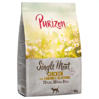 Zooplus 400 g Single Meat Kip met Kamillebloesem Purizon Katten Droogvoer aanbieding