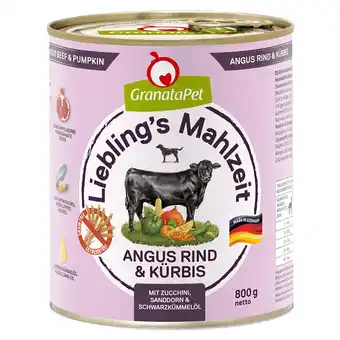 Zooplus 6 x 800 g GranataPet Lievelingsmaaltijd aanbieding