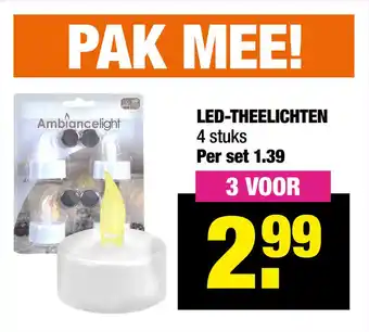 Big Bazar Led-Theelichten aanbieding