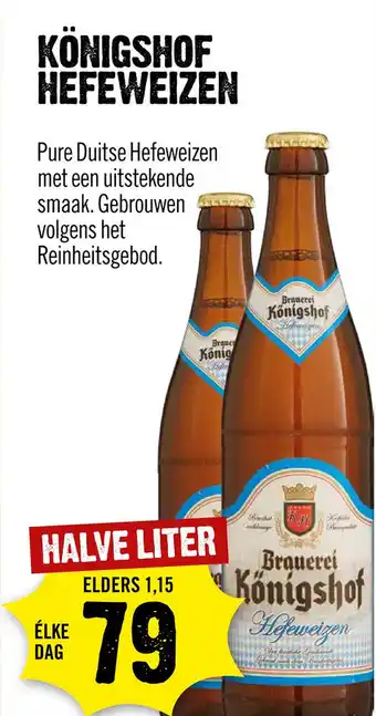 Dirck 3 Königshof hefeweizen aanbieding