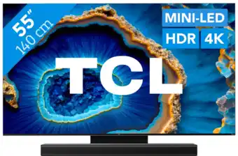 Coolblue TCL QD Mini-LED 55C803 (2023) + TCL S45H 2.0 aanbieding