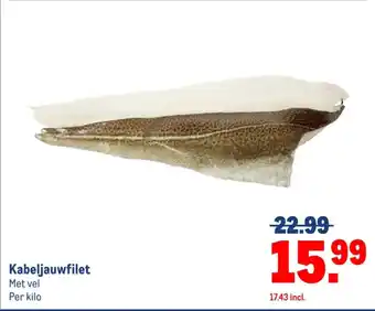 Makro Kabeljauwfilet aanbieding