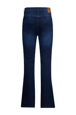 Wehkamp Retour Jeans high waist flared jeans Sidi dark blue denim aanbieding