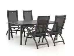 Kees Smit Hartman Primo/Fidenza 183cm dining tuinset 5-delig verstelbaar aanbieding