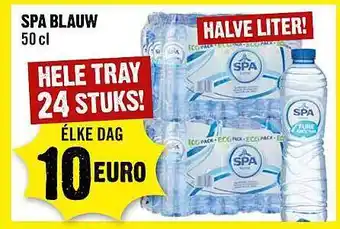 Dirck 3 Spa blauw 50 cl aanbieding