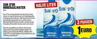 Dirck 3 Sun d'or mineraalwater 50 cl aanbieding