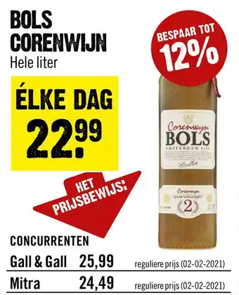 Dirck 3 Bols corenwijn aanbieding