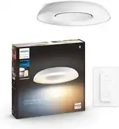 Bol.com Philips Hue Still plafondlamp - White Ambiance - wit - Bluetooth - incl. 1 dimmer switch aanbieding