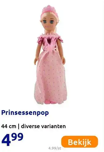 Action Prinsessenpop aanbieding