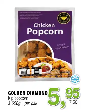 Amazing Oriëntal GOLDEN DIAMOND Kip popcorn aanbieding