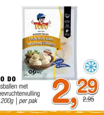 Amazing Oriëntal DO DO Visballen met zeevruchtenvulling aanbieding