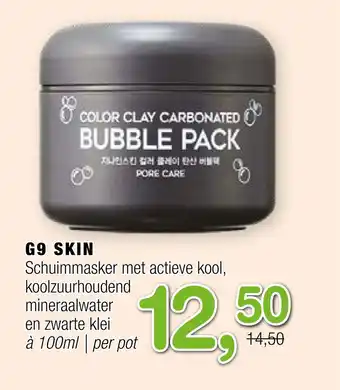 Amazing Oriëntal G9 SKIN Schuimmasker met actieve kool, koolzuurhoudend mineraalwater aanbieding