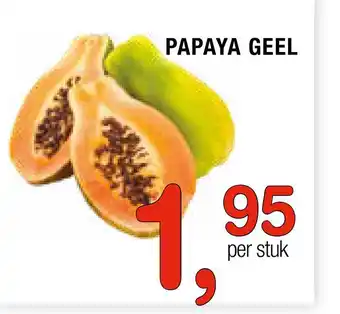 Amazing Oriëntal PAPAYA GEEL aanbieding