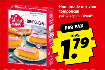 Boni Homemade mix voor tompoucen aanbieding