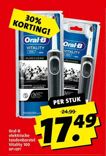 Boni Oral-B elektrische tandenborstel Vitality 100 aanbieding