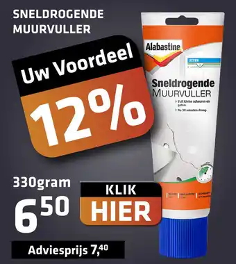 De voordeelmarkt SNELDROGENDE MUURVULLER aanbieding