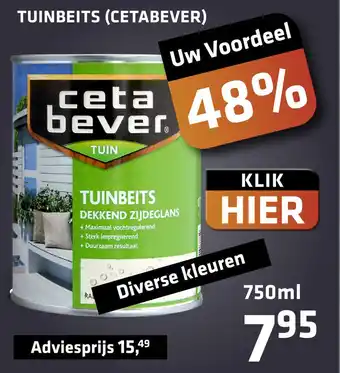 De voordeelmarkt TUINBEITS (CETABEVER) aanbieding