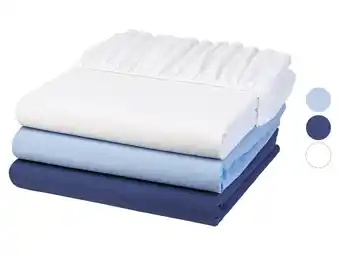 Lidl LIVARNO home Percal hoeslaken 140-160 x 200 cm aanbieding