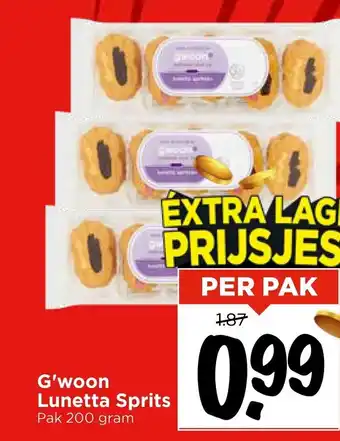 Vomar Voordeelmarkt G'woon Lunetta Sprits aanbieding