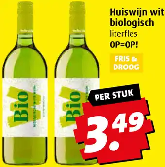 Boni Huiswijn wit biologisch aanbieding