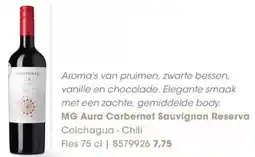 HANOS MG Aura Carbernet Sauvignon Reserva aanbieding