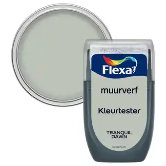 Praxis Flexa muurverf tester Strak op de Muur tranquil dawn 30ml aanbieding