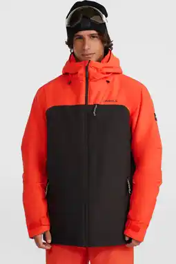 Wehkamp O'Neill ski-jack HAMMER PLUS oranje/zwart aanbieding