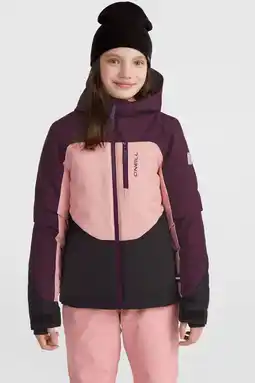 Wehkamp O'Neill ski-jack CARBONITE donkerpaars/roze/zwart aanbieding