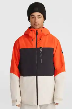 Wehkamp O'Neill ski-jack CARBONITE oranje/bruin/ecru aanbieding