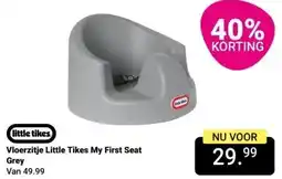 Van Asten BabySuperstore Vloerzitje Little Tikes My First Seat Grey aanbieding