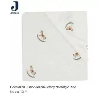 Van Asten BabySuperstore Hoeslaken Junior Jollein Jersey Nostalgic Ride aanbieding