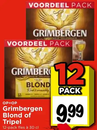 Vomar Voordeelmarkt Grimbergen Blond of Tripel aanbieding