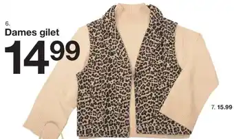 Zeeman 6. Dames gilet aanbieding