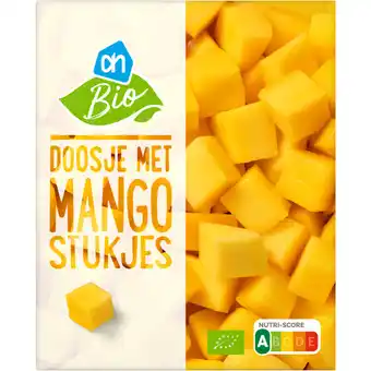 Albert Heijn AH Biologisch Doosje met mangostukjes aanbieding