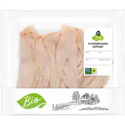 Albert Heijn AH Biologisch Kipfilet flinterdun aanbieding
