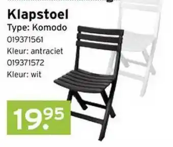 Heuts Klapstoel komodo aanbieding