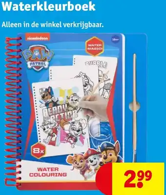 Kruidvat Waterkleurboek aanbieding