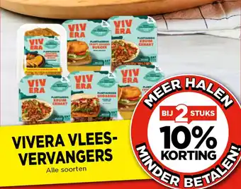 Vomar Voordeelmarkt Vivera vleesvervangers aanbieding