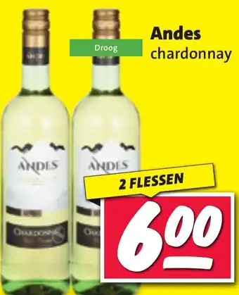 Nettorama Andes chardonnay aanbieding