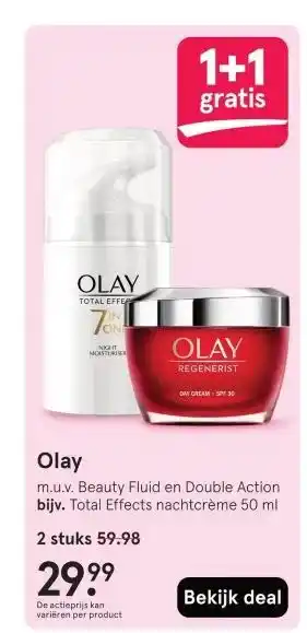 Etos Olay aanbieding