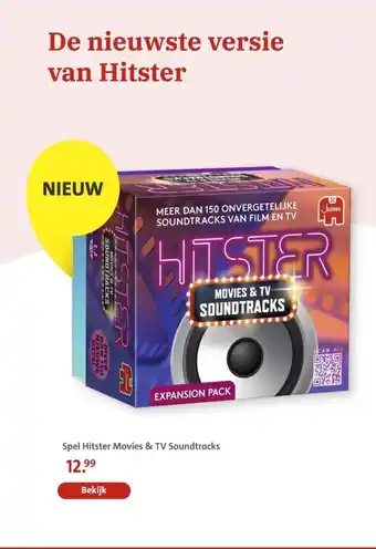 Bruna Spel Hitster Movies & TV Soundtracks aanbieding