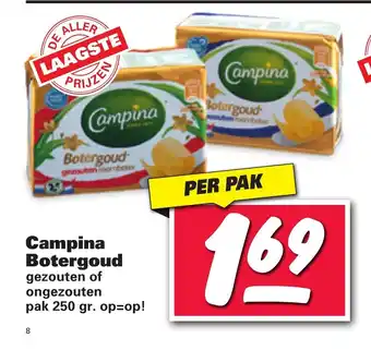 Nettorama Campina Botergoud per pak aanbieding