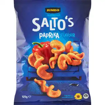 Jumbo Jumbo Knapperige Salto's Paprika 125 g aanbieding