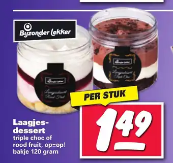 Nettorama Laagjes Dessert per stuk aanbieding