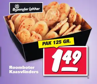 Nettorama Roomboter Kaasvlinders 125 gr. aanbieding