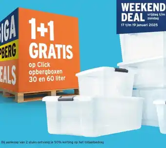 GAMMA Op Click opbergboxen aanbieding