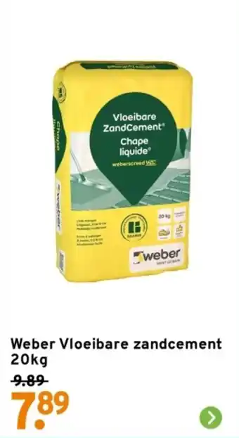 GAMMA Weber Vloeibare zandcement aanbieding