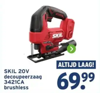 GAMMA SKIL 20V decoupeerzaag 3421CA brushless aanbieding