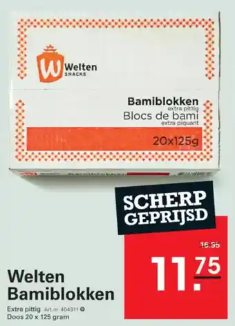 Sligro Welten Bamiblokken aanbieding