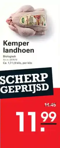 Sligro Kemper landhoen aanbieding